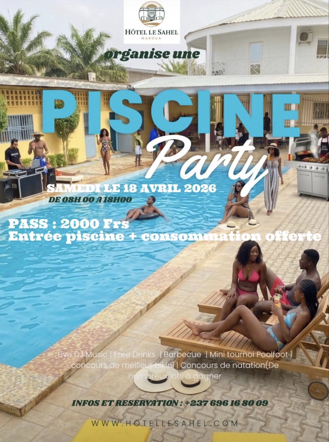 Piscine Party Avril 2026